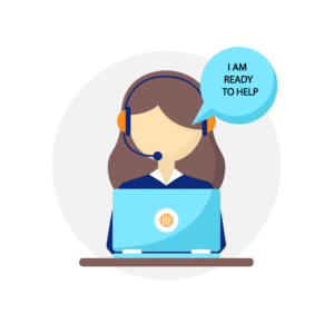 customer care service illustration