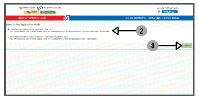 pic showing the two types of registration mode 