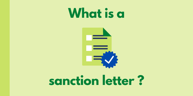 sanction letter