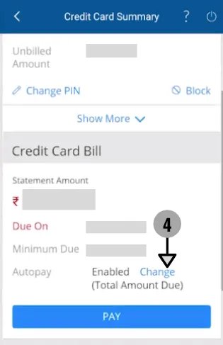 step-4 Credit Card Summary PayZapp App