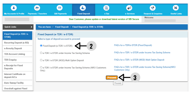 How to create an FD account in SBI online ? BanksForYou