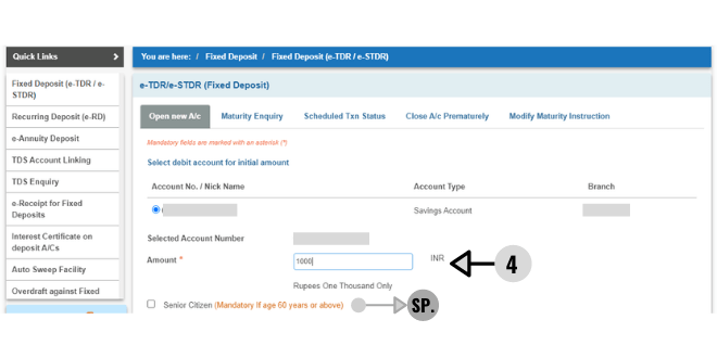 How to create an FD account in SBI online ? 5