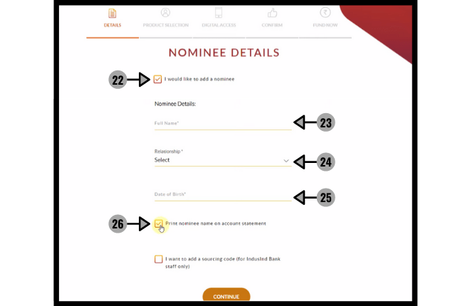 How to open a Zero balance account in IndusInd Bank online BanksForYou