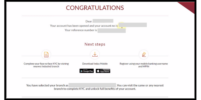How to open a Zero balance account in IndusInd Bank online BanksForYou