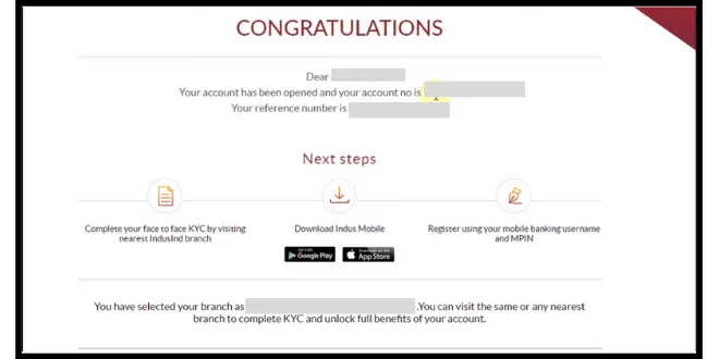 How to open a Zero balance account in IndusInd Bank online BanksForYou