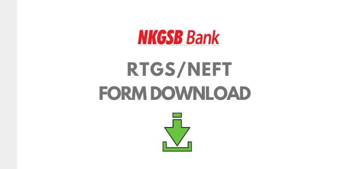 [PDF] NKGSB Bank RTGS/NEFT form download 2