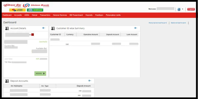 Requesting cheque book using net-banking 1