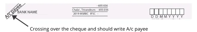 How to write cheque correctly with rules? BanksForYou