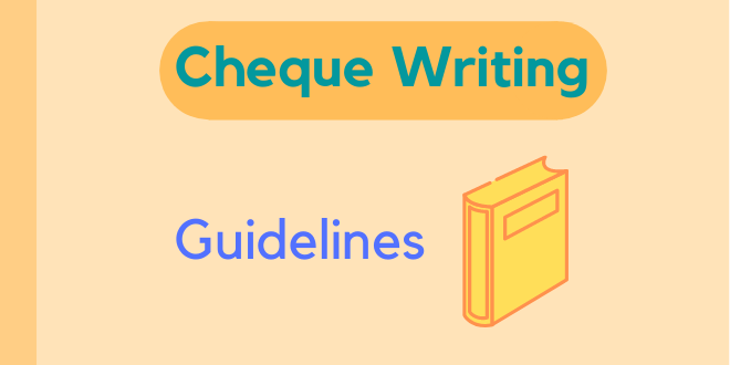 How to write cheque correctly with rules? 1