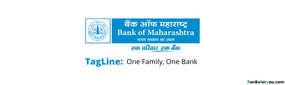 Bank of Maharashtra logo with tagline