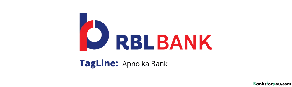 RBL bank logo with tagline