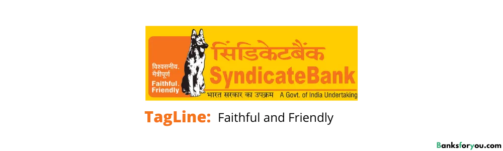 syndicate bank logo with tagline