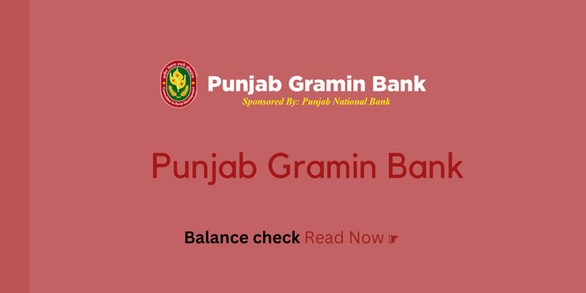 Punjab Gramin Bank balance check